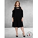 YOEK Jurk Zwart Cut-out